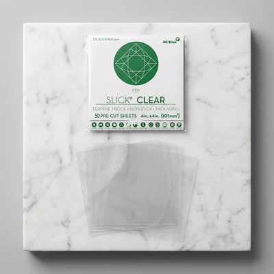 Oil Slick® Clear 50 Sheet :  Packaged for RESALE