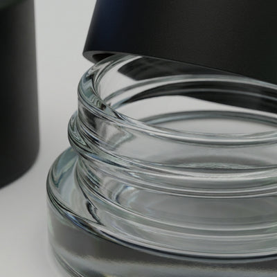7ml Glass Jars- Low Profile heavy bottom- Screw Top with Lids