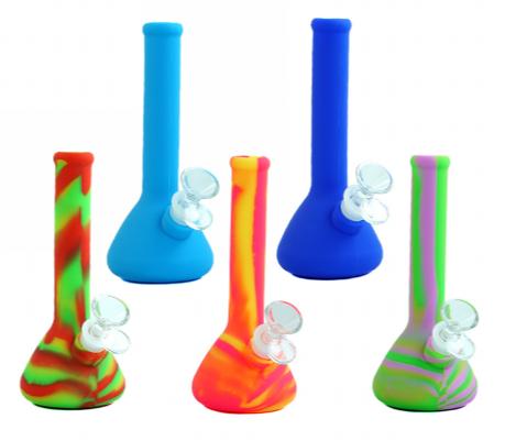 7.5" Beaker Water Pipe | Silicone