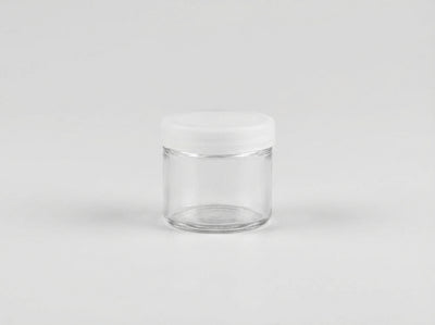 6ml Glass No-Neck Jar with Silicone lid