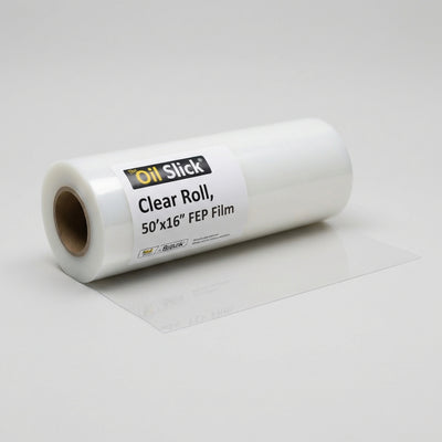 Oil Slick® Clear Roll BULK FEP FOR PURGING AND SLAB STORAGE 50'x16"