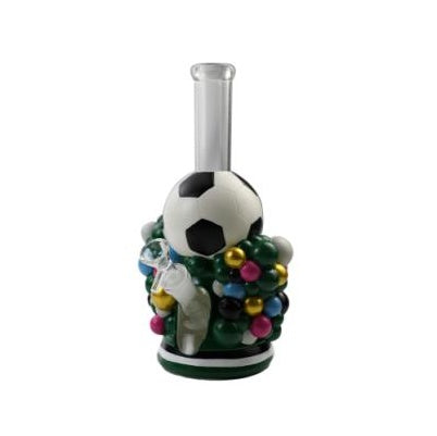 10.4" Soccer Party Water Pipe | Glass + PVC