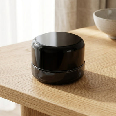 5ml UV Resistant Heavy Bottom Jar with Child Resistant Black Lids