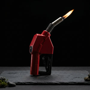 Fyre Gas Pump Torch on dark slate surface - Oil Slick Pad
