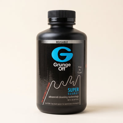 Grunge Off Glass Cleaner, light background