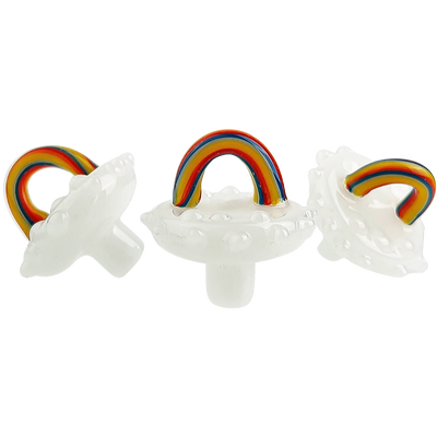 1.5" Rainbow on Cloud Tower Top Carb Cap (One Off)