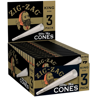 ZIG ZAG KING SIZE CONES CARTON