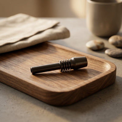 1.5″ 10mm Titanium Nectar Tip - lifestyle product photography