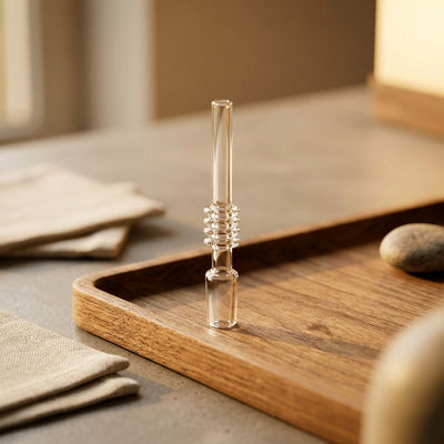 2.5″ 14MM QUARTZ NECTAR TIP - lifestyle product photography