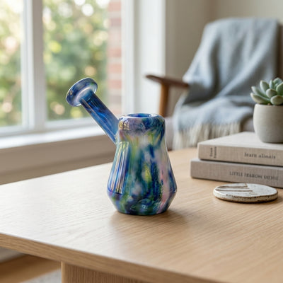 4.5″ Watercolor Dewar - lifestyle product photography