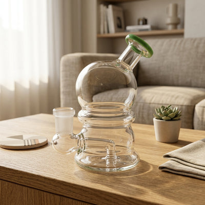 4.5″ Color Lip Snow Globe Rig - lifestyle product photography