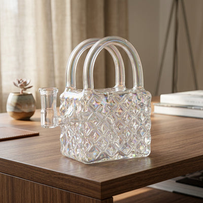 5″ Iridescent Purse Rig - lifestyle product photography