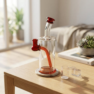 7″ Calvo 10mm Dab Rig - lifestyle product photography