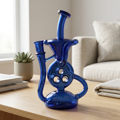 8.5″ Full Color Waffle Recycler - lifestyle product photography