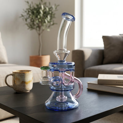 9.5″ Pillar Recycler - lifestyle product photography