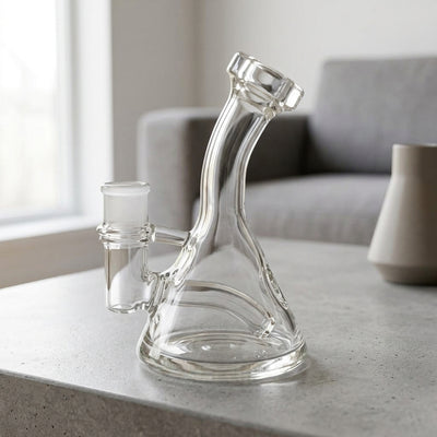 CUSTOM 6" Clear Bent Neck Rig - lifestyle product photography