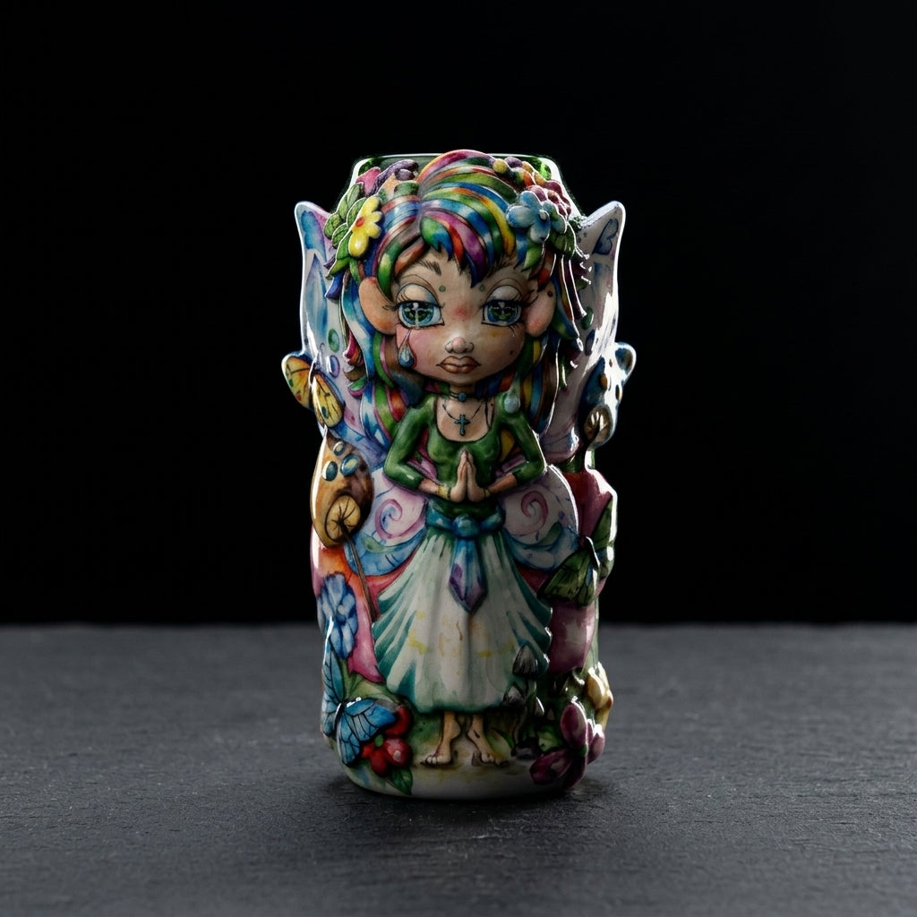 Linda Biggs Fairy Hand Pipe in Rolling Case Box Set