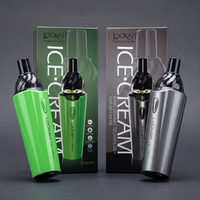 Lookah Ice Cream Dry Herb Vaporizer (950mah) in Green and Gray