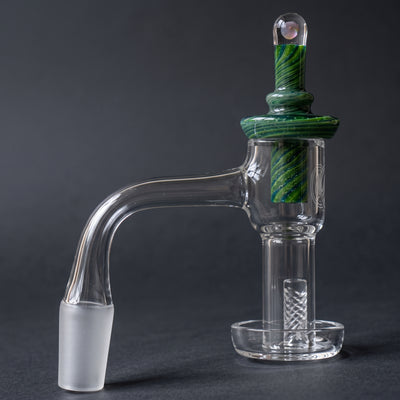 Monark Full Weld Terp Slurper Banger Set (14mm Male 90°, Cactus)