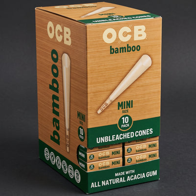 OCB Bamboo Mini Cones - 10 Count / 24 Packs