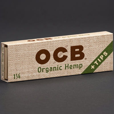 OCB Organic Hemp 1 ¼ Papers + Tips