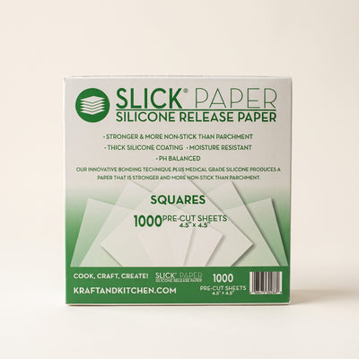 Oil Slick Non-Stick PRECUT Paper 4.5"x 4.5", light background