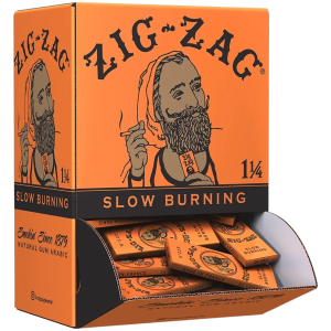 ZIG ZAG 1 1/4 FRENCH ORANGE PAPERS PROMO DISPLAY