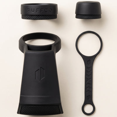 Puffco Peak Travel Pack - Black, light background