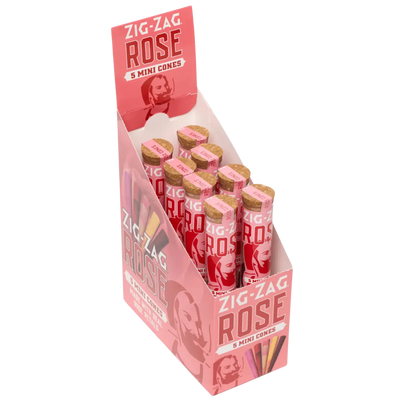 ZIG ZAG 5 PACK MINI ROSE CONES – 70MM