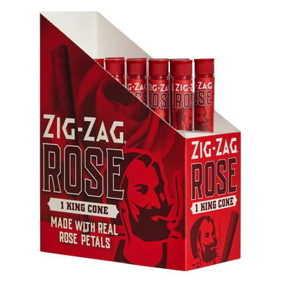 ZIG ZAG SINGLE RED KING ROSE CONE – CARTON