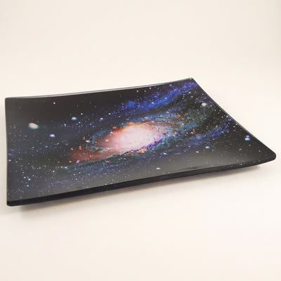 Small Shatter Resistant Glass Rolling Tray, light background