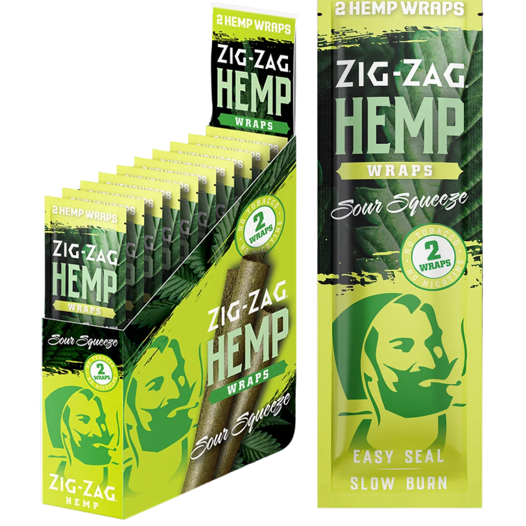 ZIG ZAG HEMP WRAPS NPP – SOUR SQUEEZE