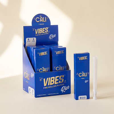 The Cali by Vibes 1 Gram Box – Rice, light background