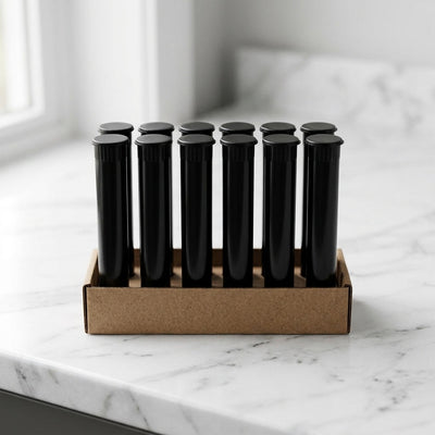 Lifestyle - Tubes organized on marble counter