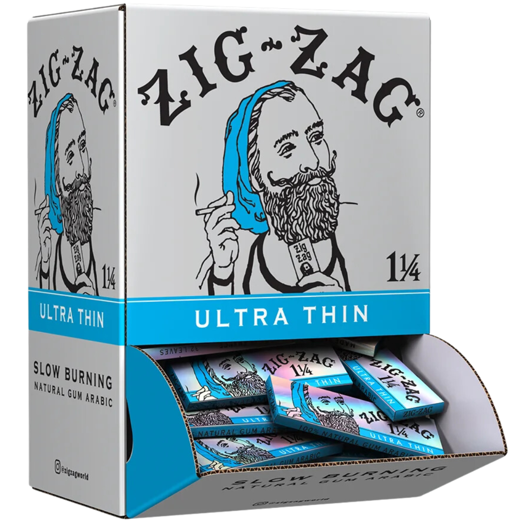 ZIG ZAG PROMO DISPLAY (48 PACK) – 1 ¼ ULTRA THIN PAPERS