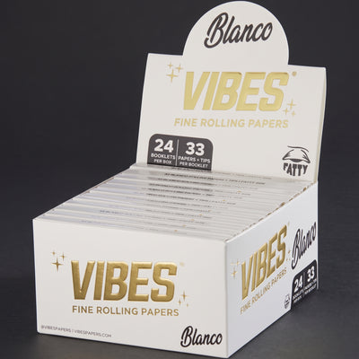 Vibes Blanco Booklets with Tips Fatty 33 – 24 Display Box