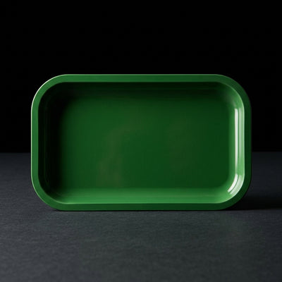 VIBES Catch A Vibe Rolling Tray - Medium on dark slate surface - Oil Slick Pad