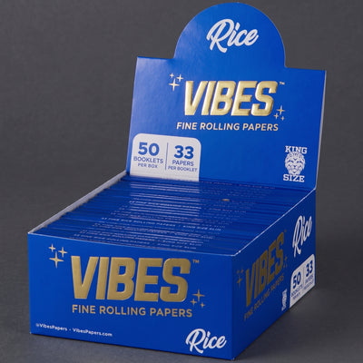 Vibes Rice Papers Box – King Size Slim