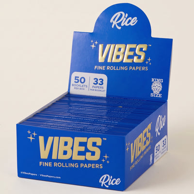 Vibes Rice Papers Box – King Size Slim, light background