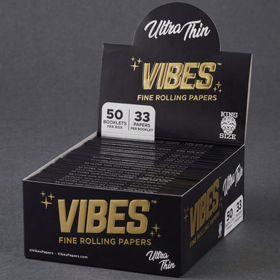 Vibes Ultra Thin Papers Box – King Size Slim