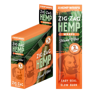 ZIG ZAG HEMP WRAPS NPP – ISLAND VIBES by VIBES