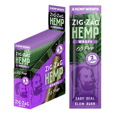 ZIG ZAG HEMP WRAPS NPP – OG PURP