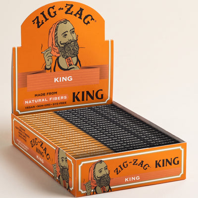 Zig Zag King Size Rolling Papers, light background