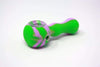 4 inch Silicone Spoon With Glass Bowl - Oil Slick