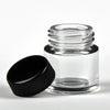5ml Screw Top Jar with Black Lids - Oil Slick