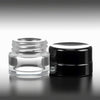 7ml UV Resistant Round Bottom Jar with Child Resistant Black Lids - Oil Slick