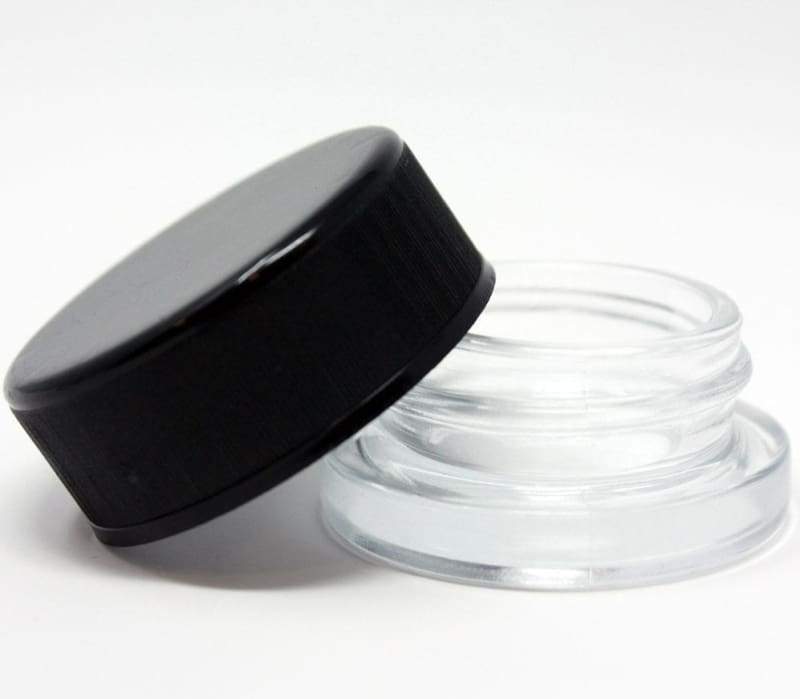 9ml Child Resistant Glass Jar with Lids - Oil Slick