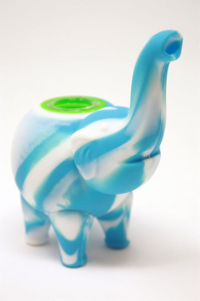 Glass Elephant Bubbler Smoking Pipe with Downstem Dark Blue EPIC 5 - exotic  dab rigs, themed bubblers for sale, buy an exotic pipe online on