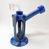 Percules Hybrid Silicone Glass Rig with tree perc - Oil Slick